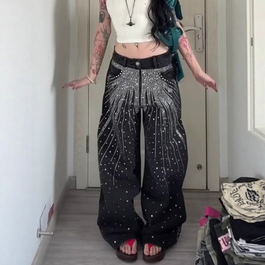 Women's jeans Gypsy loose wide-leg pants
