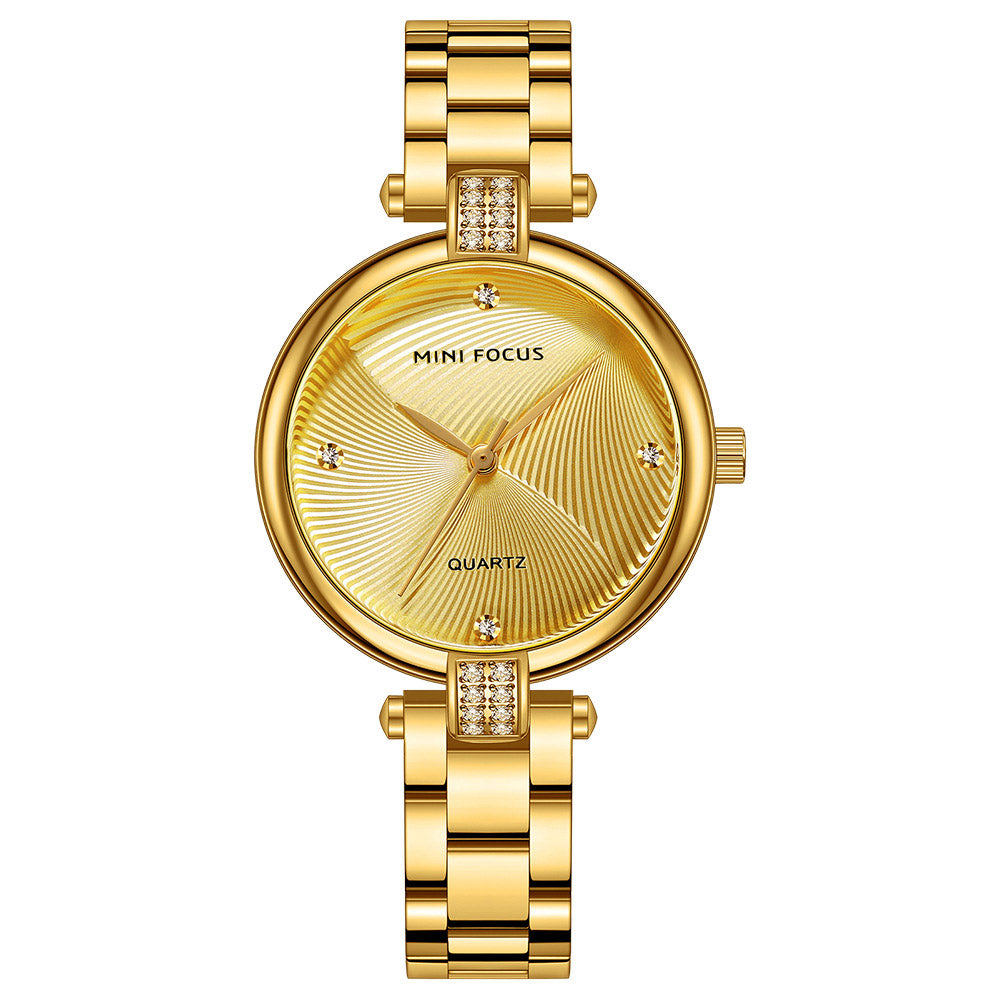 Women's Quartz Watches Fashion Diamond-encrusted Waterproof Ladies Watch