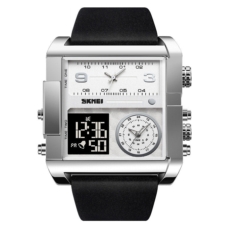 Analog-Digital Watch Square Simple Style Watch