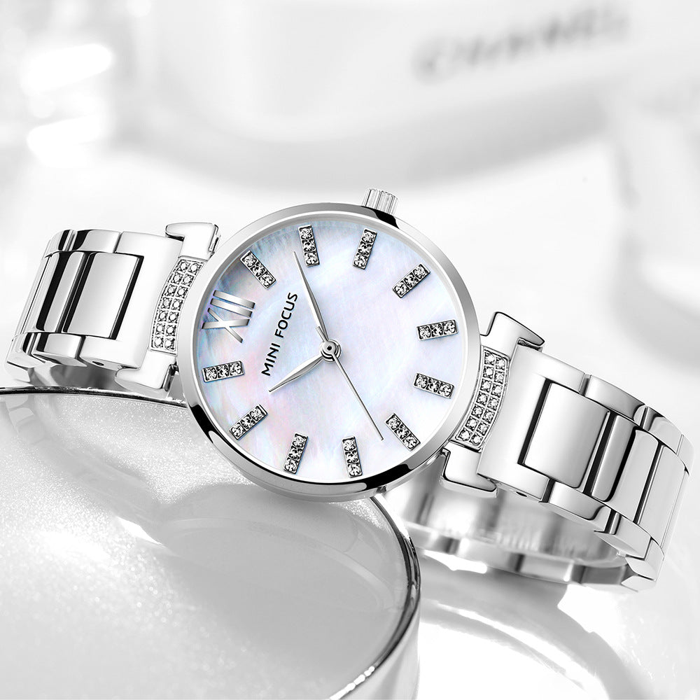 Women's Quartz Watches Diamond-encrusted Waterproof Women's Watch