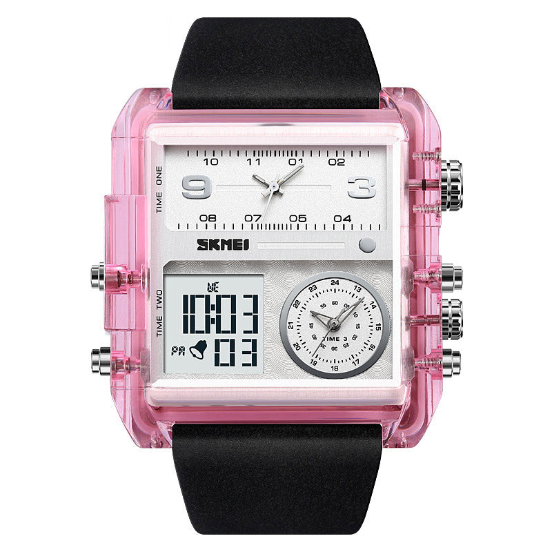 Analog-Digital Watch Square Simple Style Watch