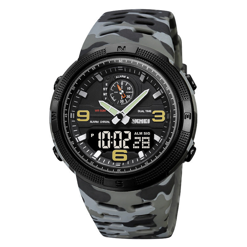 Analog-Digital Watch Outdoor Sports Waterproof Watch