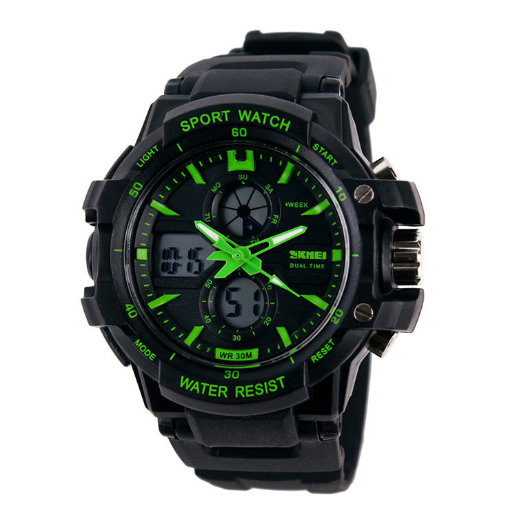 Analog-Digital Watch Luminous Waterproof Electronic Watch