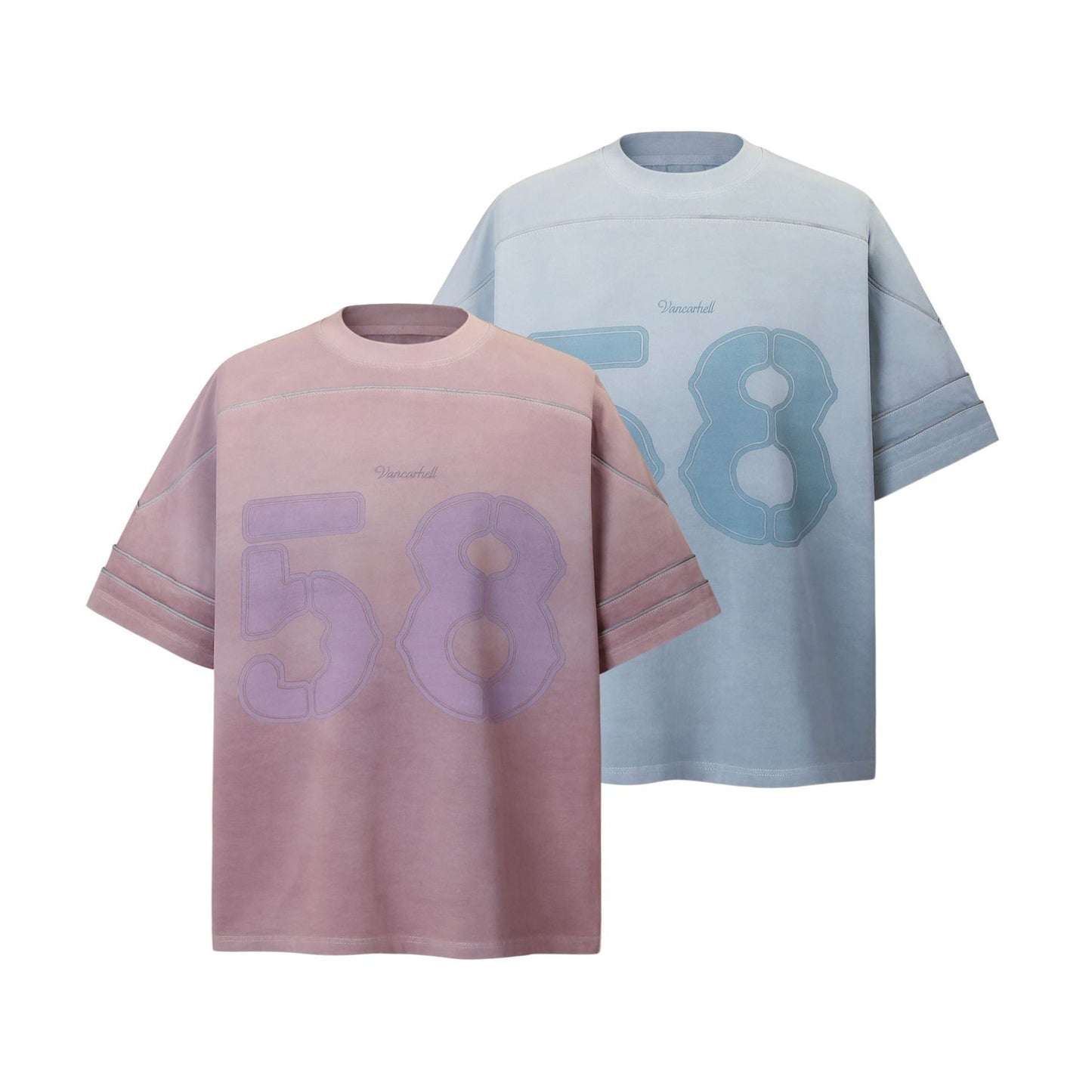 Unisex T-shirts Summer Wash Retro Men's Short Sleeve T-Shirt