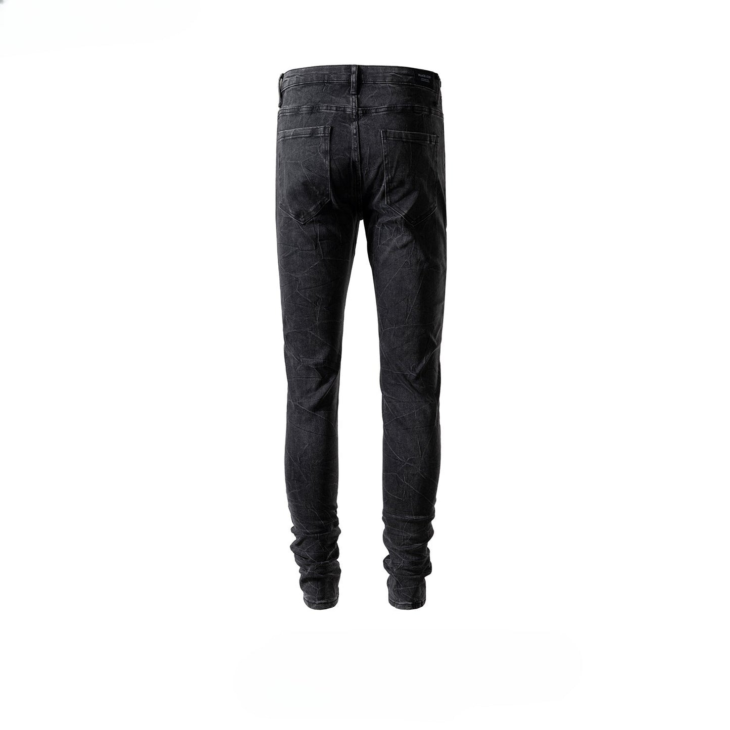 MIJKO Men Vintage Pants MIJKO High Street Slim-fit Washed Slim-fit Pants Men's and Women's