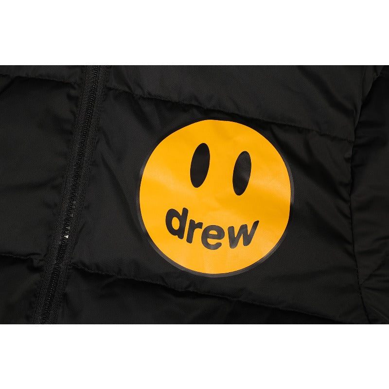 Drew house jacket spring and summer d@ew rubber strip smiley letter casual cotton jacket