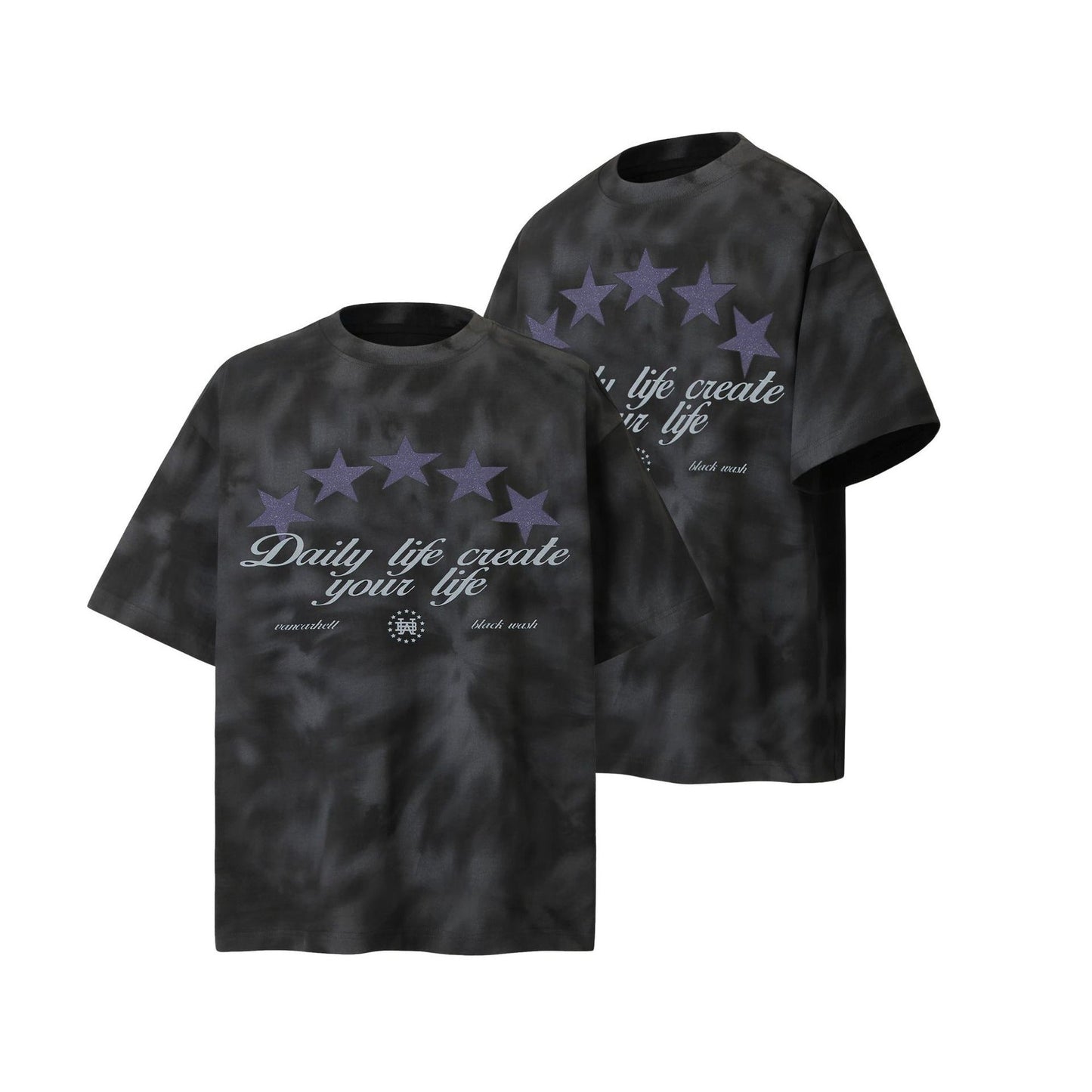 Unisex T-shirts Summer Letter Pattern Men's Short Sleeve T-Shirt