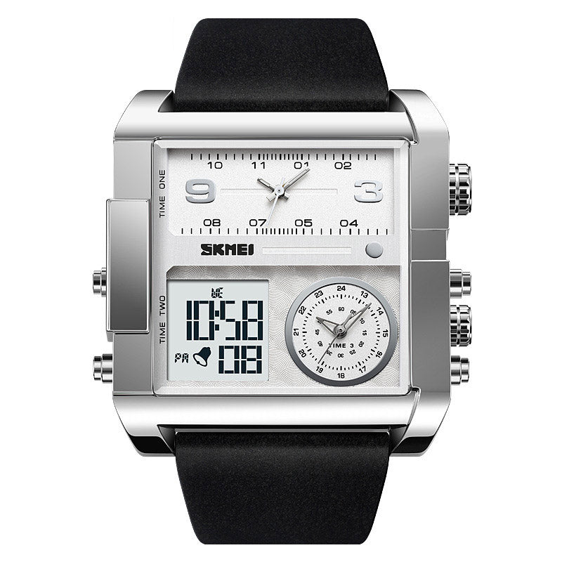 Analog-Digital Watch Square Simple Style Watch