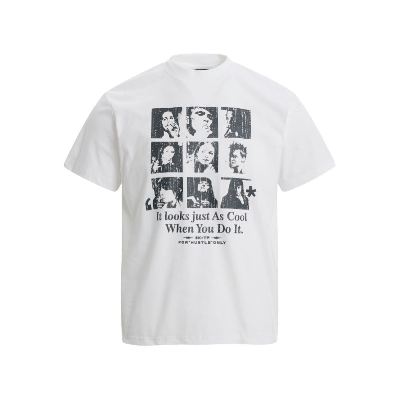 Men's t-shirt - american retro unisex solona cool-touch graphic design - men's high street slim fit short sleeve tee