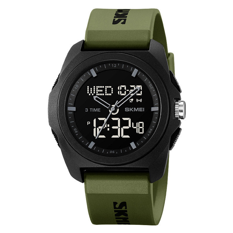 Analog-Digital Watch Outdoor Student Waterproof Electronic Watch