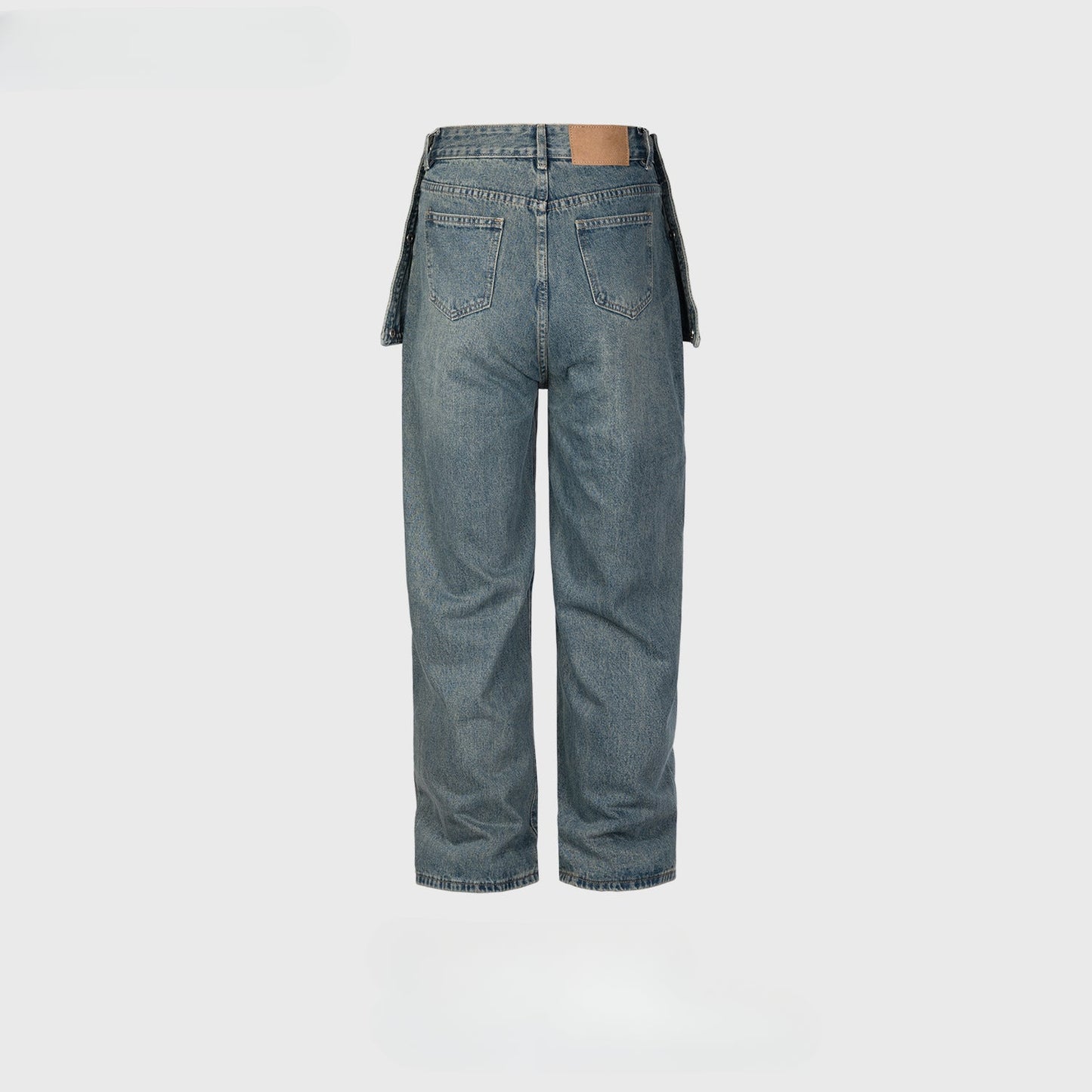 MIJKO Men Vintage Pants MIJKO Splicing trousers for men and women to make old jeans trendy