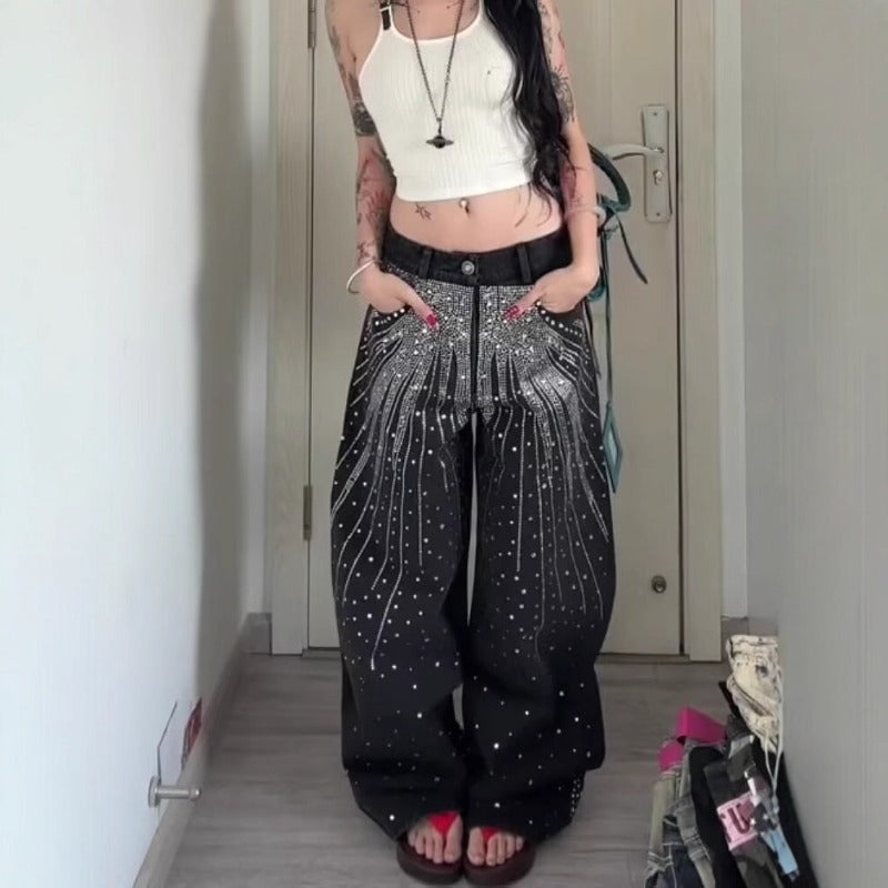 Women's jeans Gypsy loose wide-leg pants