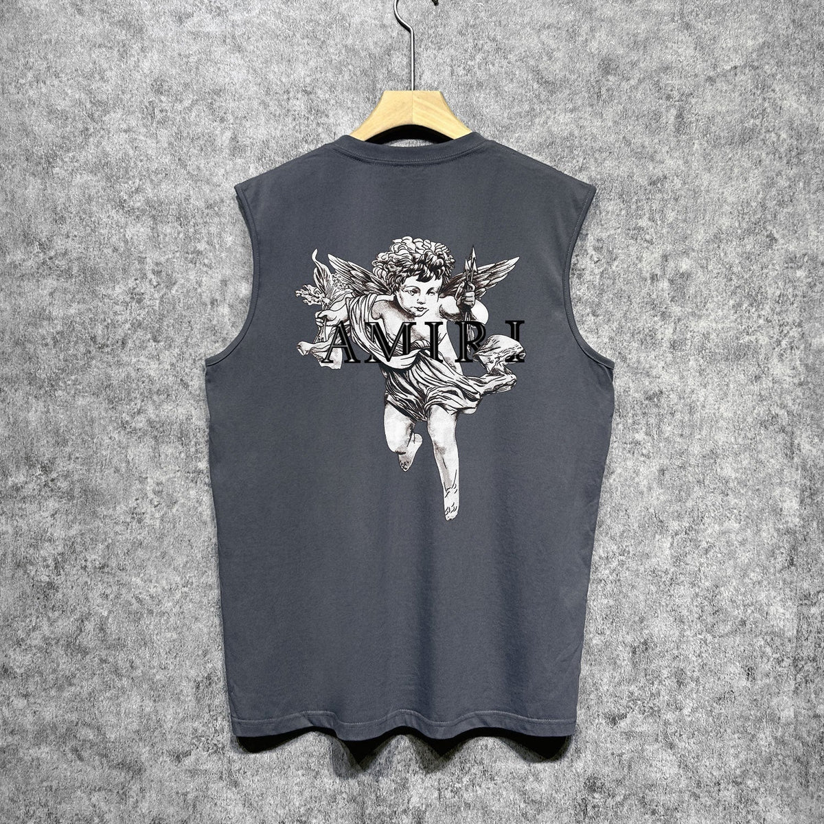 Amiri tank top angel sketch printing