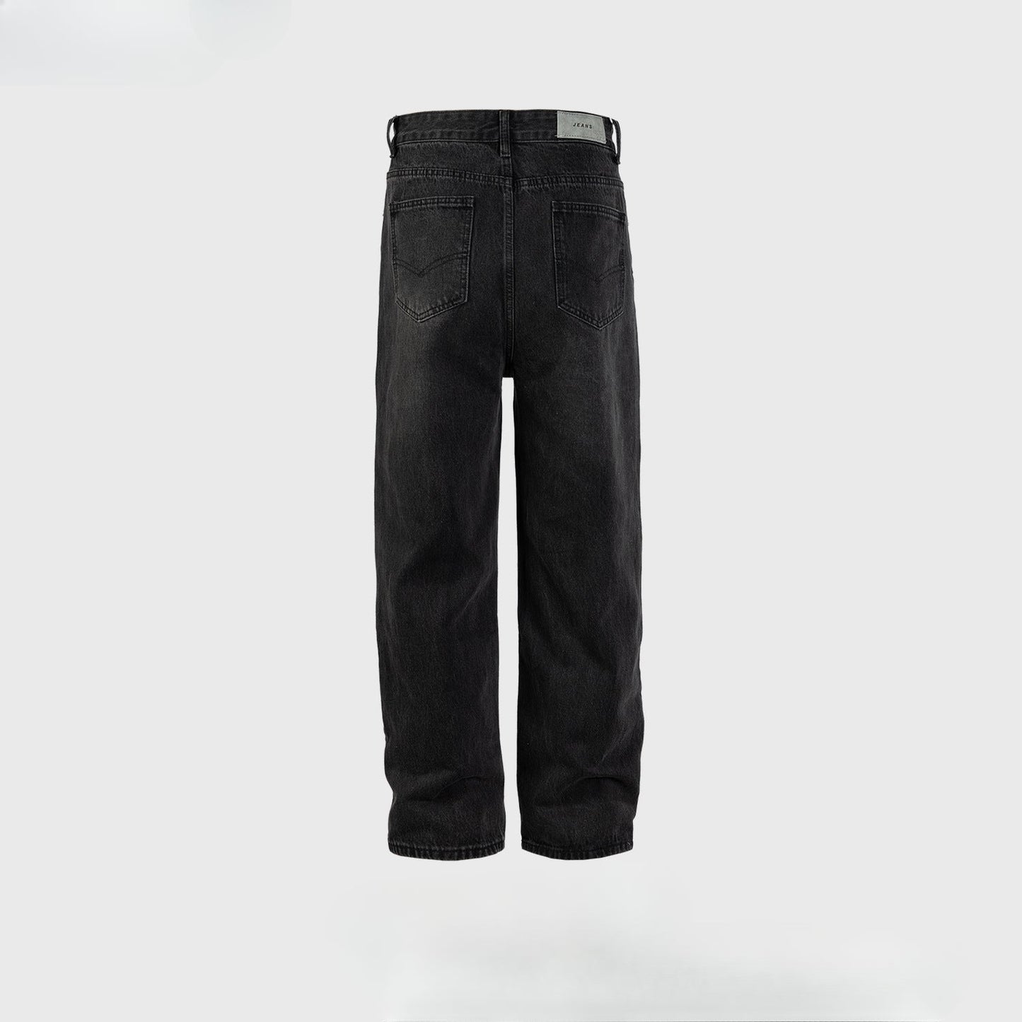 MIJKO Men Vintage Pants MIJKO Men's Women's Vintage Washing Water Old Trousers Slim Straight Jeans