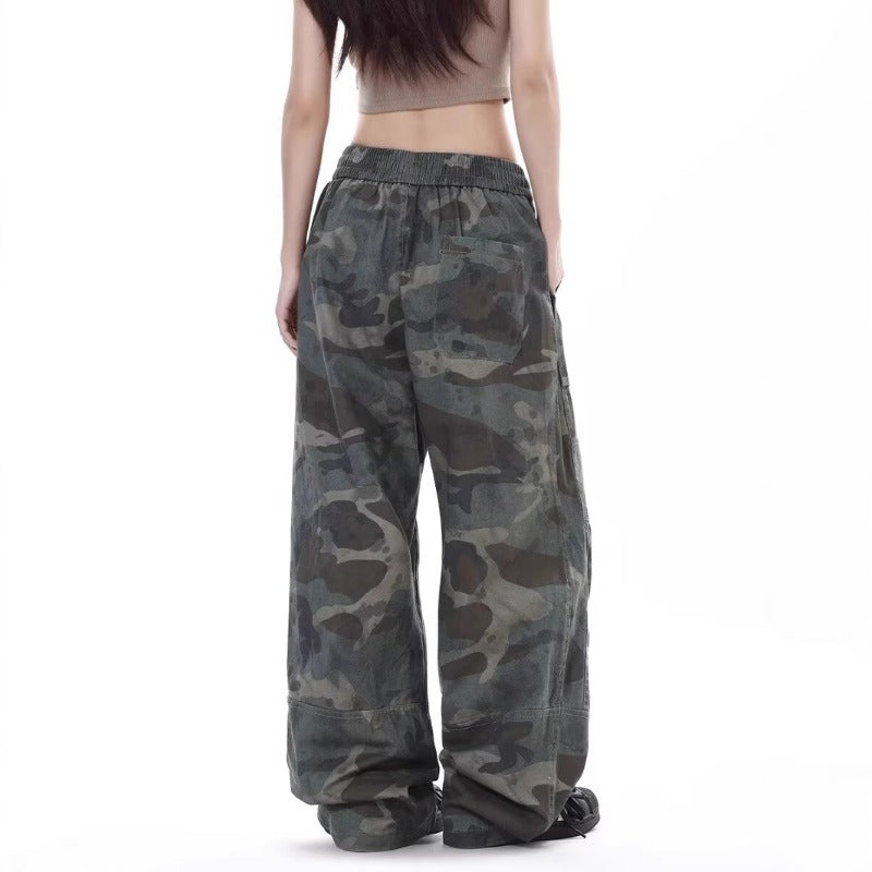 Women jeans camouflage women summer wasteland style