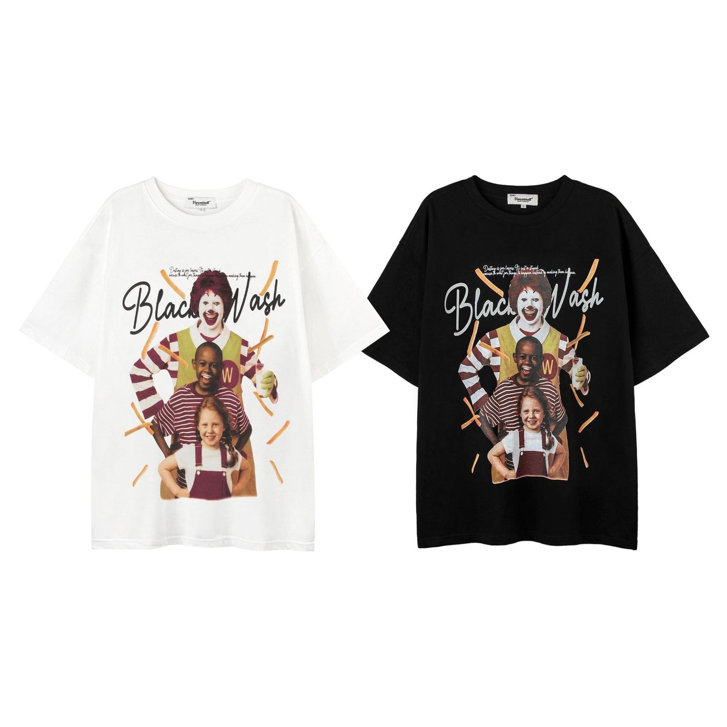 Unisex T-shirts Spring Childhood Fun Casual Loose Short Sleeve T-Shirt