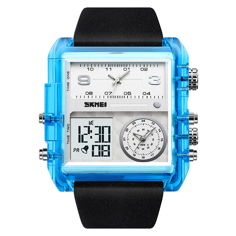 Analog-Digital Watch Square Simple Style Watch
