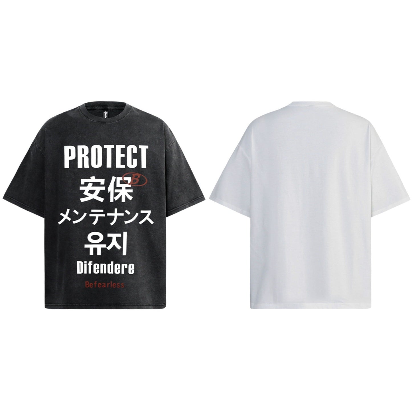 Unisex T-shirts Spring Letter Loose Short Sleeve T-Shirt