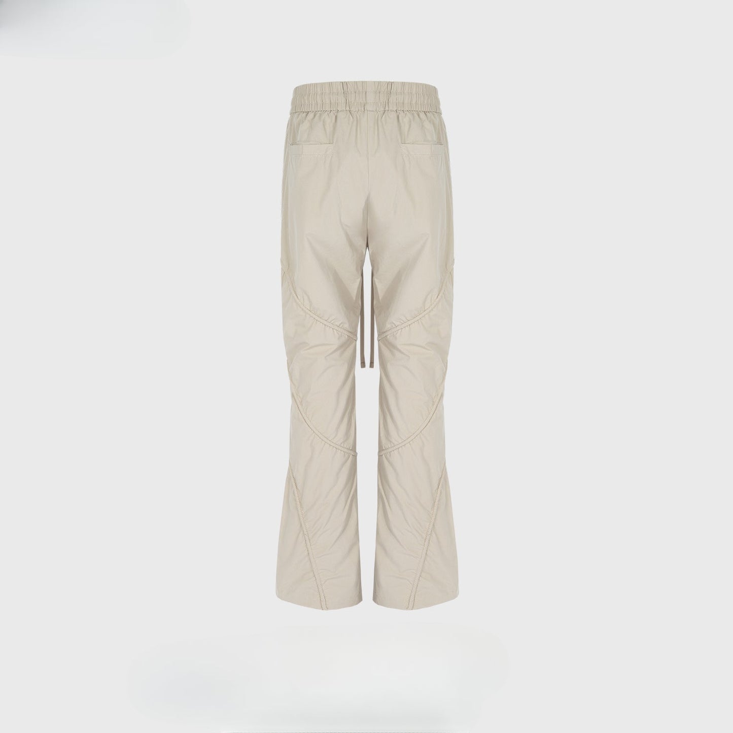 MIJKO Men's Vintage Pants MIJKO Men's Women's Wide-footed Trousers High Street Casual