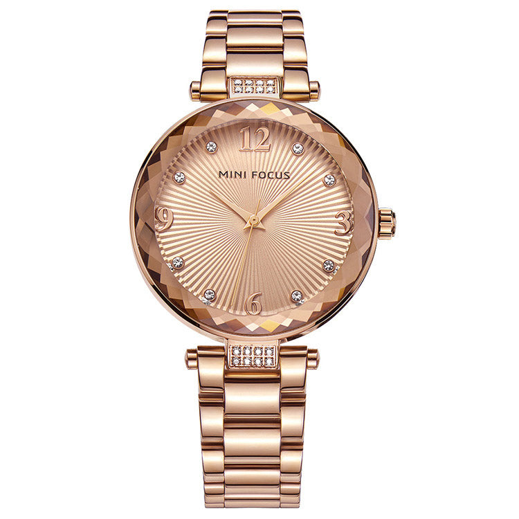Women's Quartz Watches with Diamonds and Waterproof Women's Watch