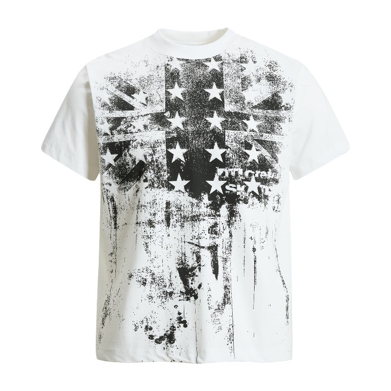 Men's t-shirt - american retro unisex solona cool-touch graphic print design - men's high street slim fit short sleeve tee
