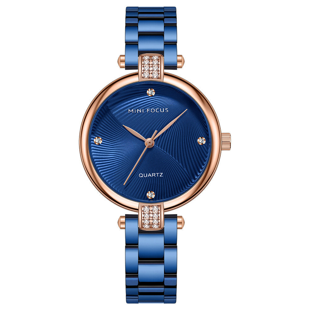 Women's Quartz Watches Fashion Diamond-encrusted Waterproof Ladies Watch