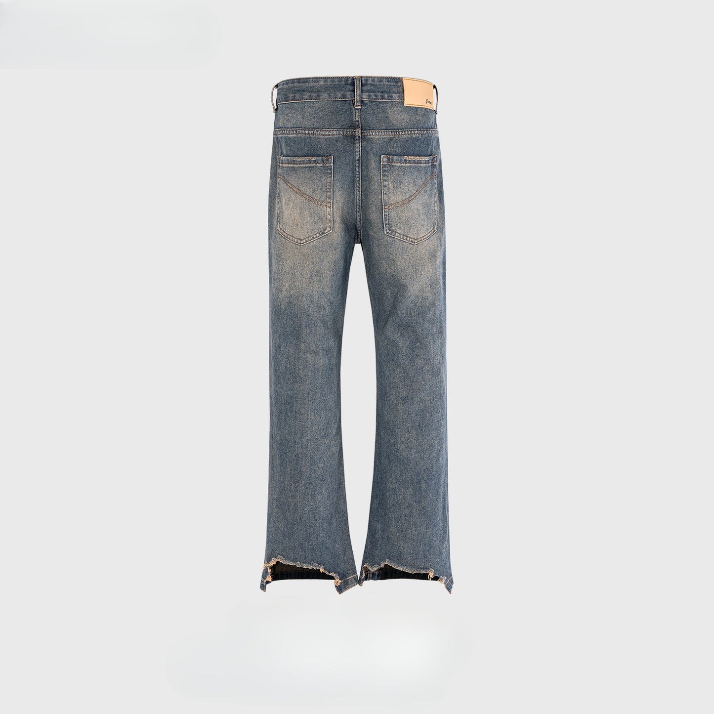 MIJKO Men's Vintage Pants MIJKO Men's Women's Wash Pants Jeans