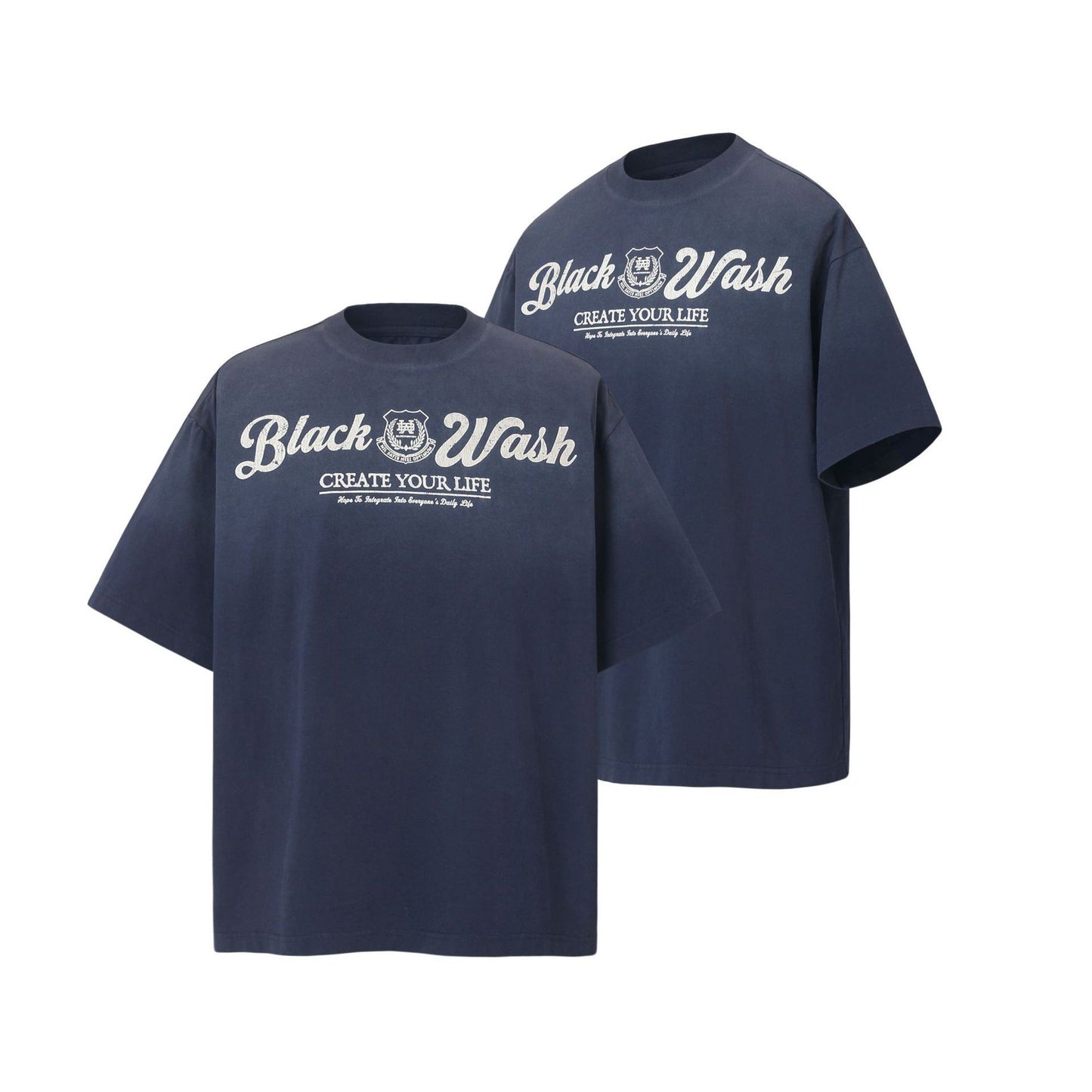 Unisex T-shirts Summer Letter Map Men's Short Sleeve T-Shirt