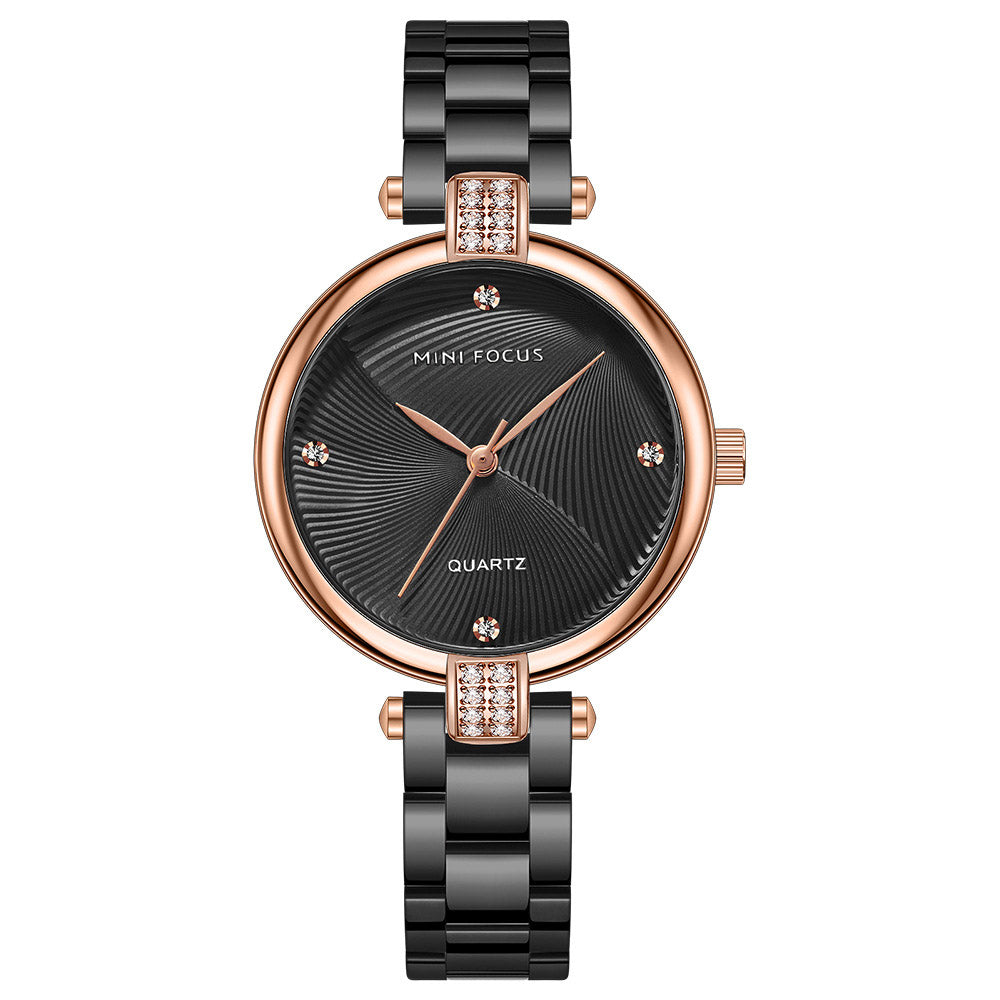 Women's Quartz Watches Fashion Diamond-encrusted Waterproof Ladies Watch
