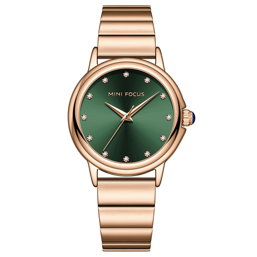 Women's Quartz Watches Waterproof Diamond-encrusted Ladies Watch