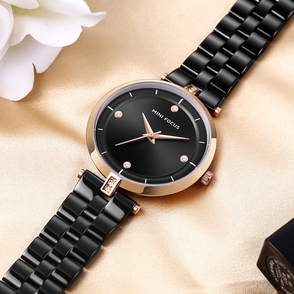 Women's Quartz Watches Diamond-encrusted Waterproof Women's Watch