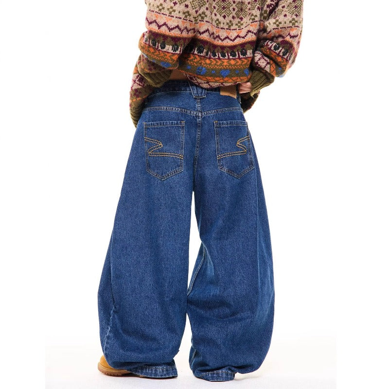 Women jeans retro women lazy wind