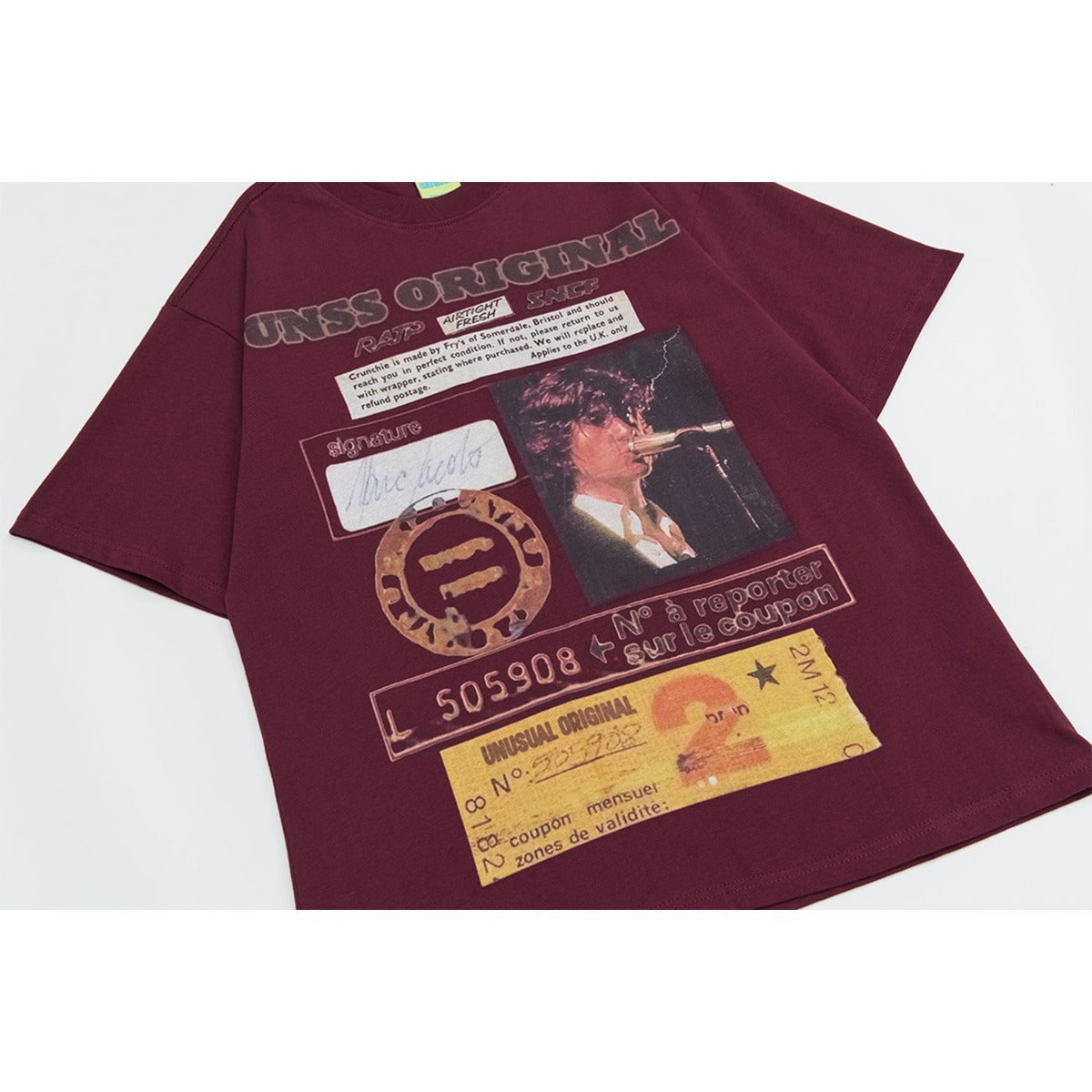 Unisex T-shirts Summer Magazine People Men's Loose Short Sleeve T-Shirt