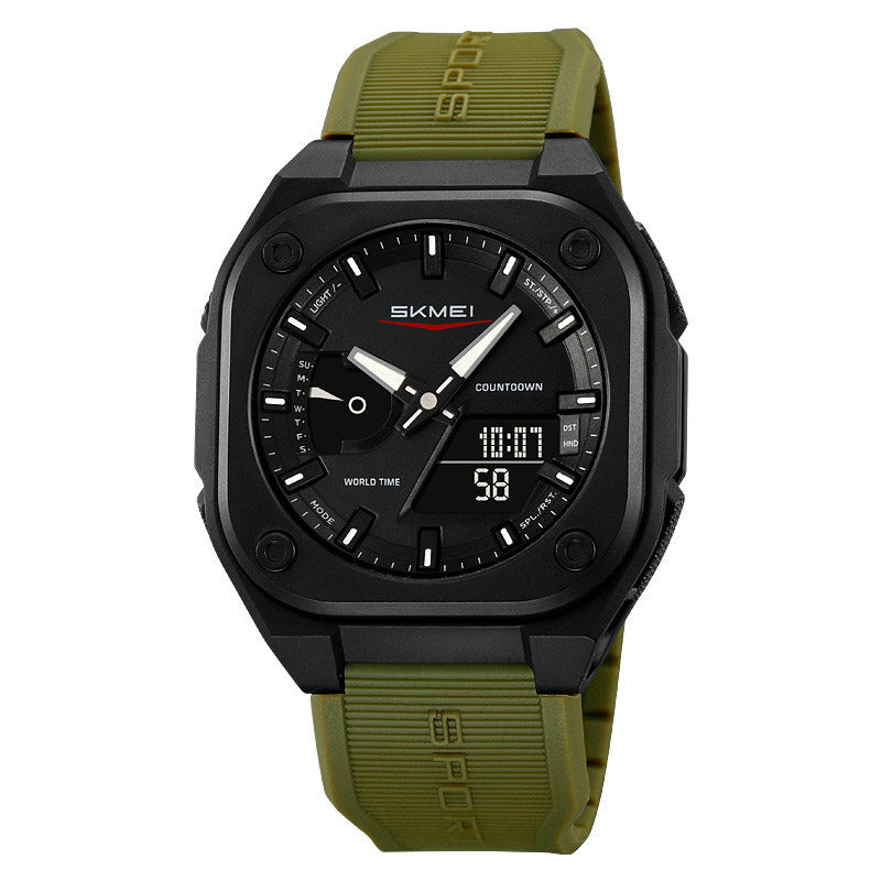 Analog-Digital Watch Outbound Luminous Waterproof Electronic Watch