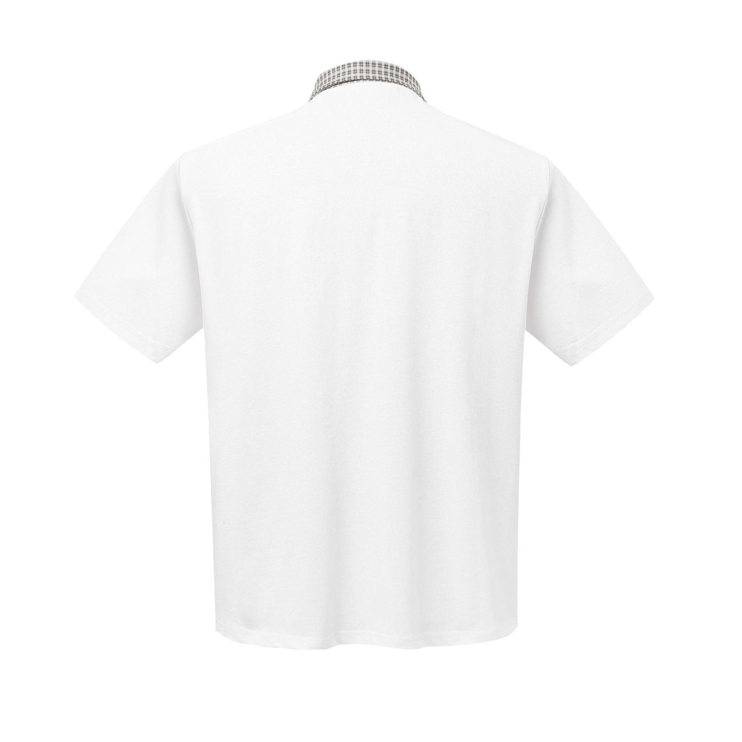 Unisex T-shirts Lapel Design Loose T-Shirts