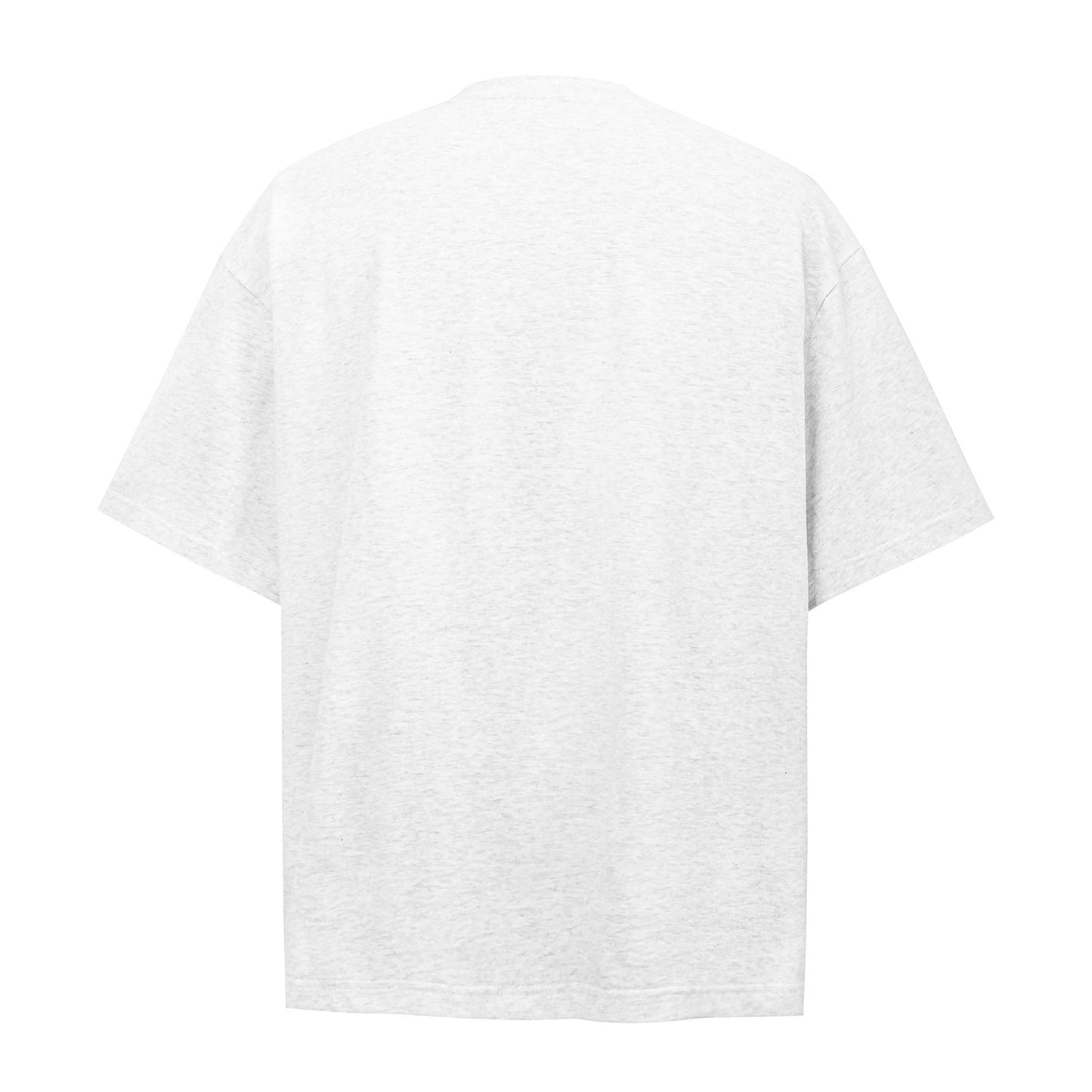 Unisex T-shirts Summer Towel Embroidered Cat Men's Loose Short Sleeve T-Shirt