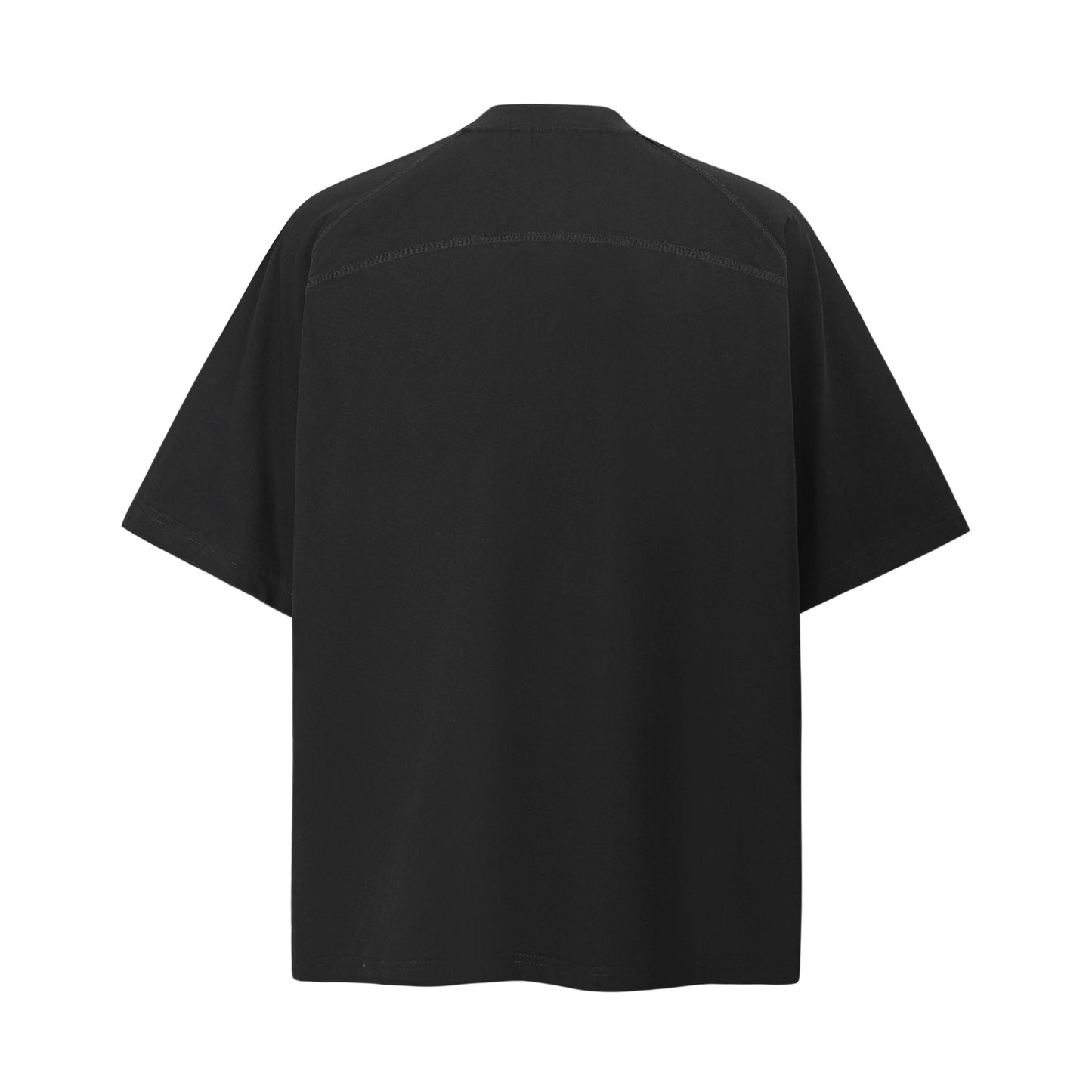 Unisex T-shirts Summer Solid Color Retro Men's Short Sleeve T-Shirt