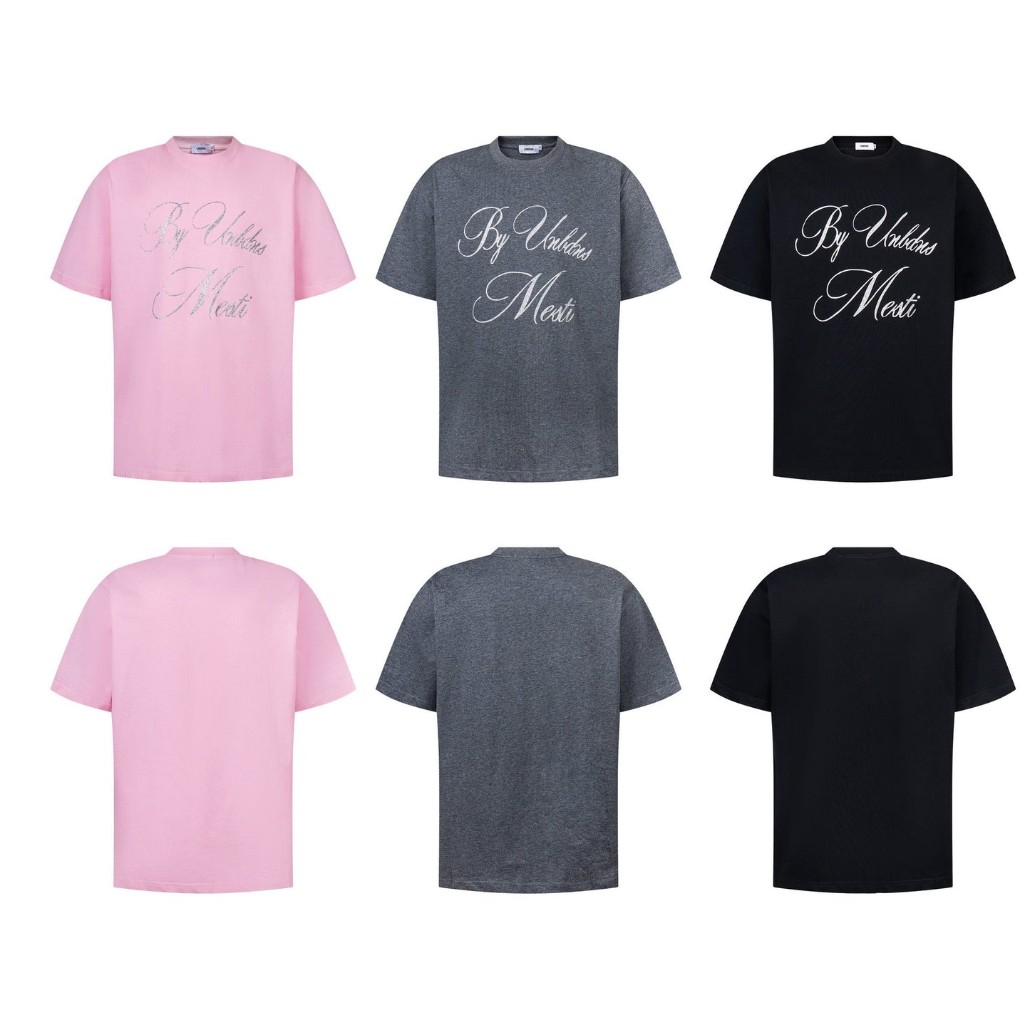 Unisex T-shirts Summer Letter Pattern Men's Loose Short Sleeve T-Shirt