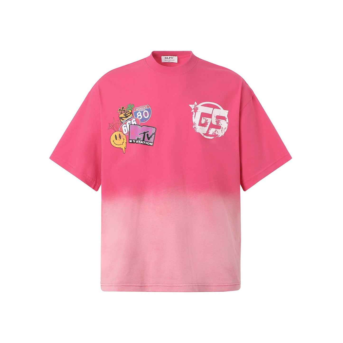 Unisex T-shirts Spoof Figure High Sense Design Loose T-shirt