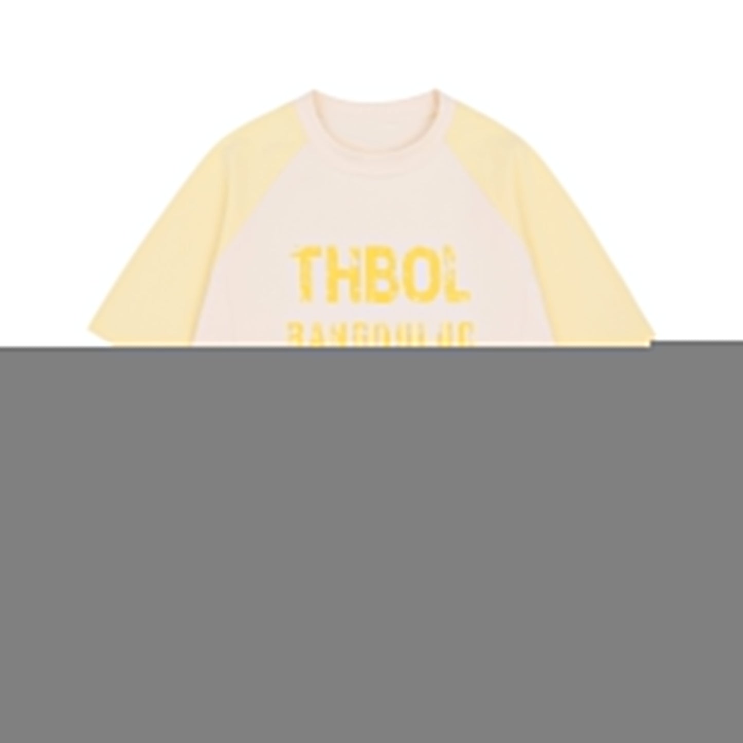 Unisex T-shirts Summer Men's and Women's Splicing Letter Pattern Short Sleeve T-Shirts