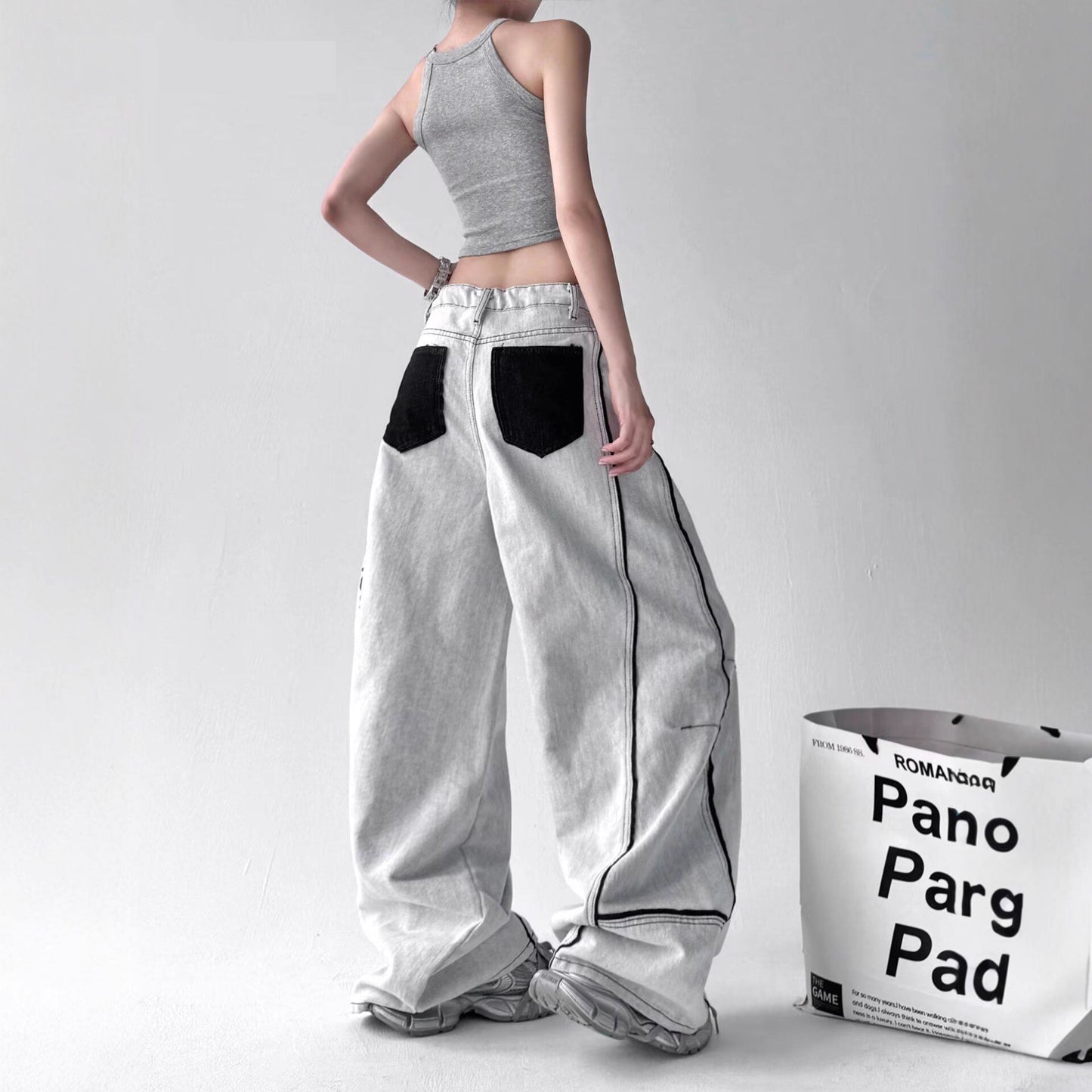 Women's Jeans Hip Hop Wide Leg Jeans