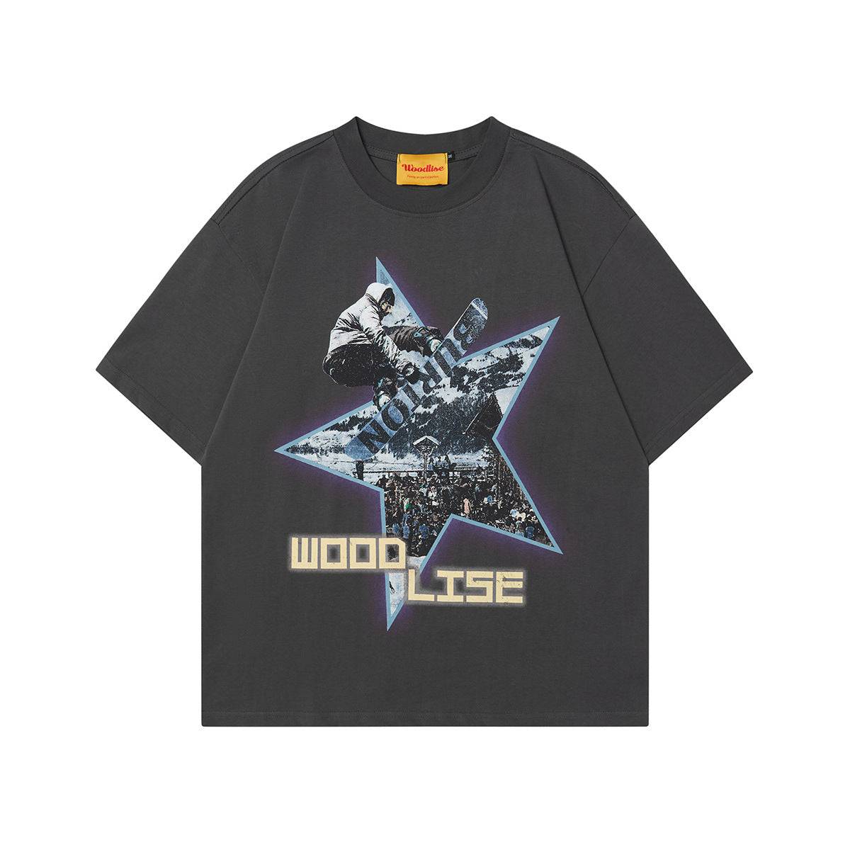 Unisex T-shirts Summer Skateboard Figure Men's Loose Short Sleeve T-Shirt