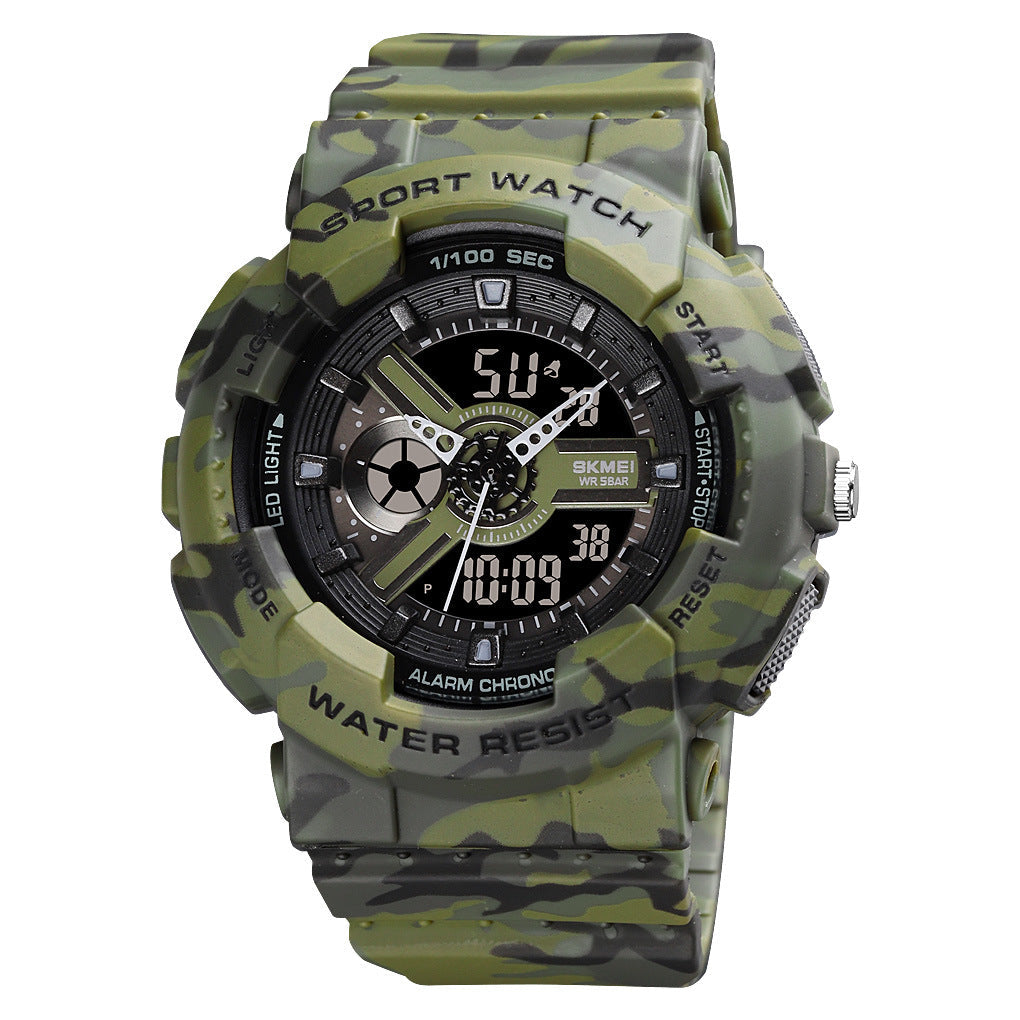 Analog-Digital Watch Outdoor Sports Electronic Watch Women