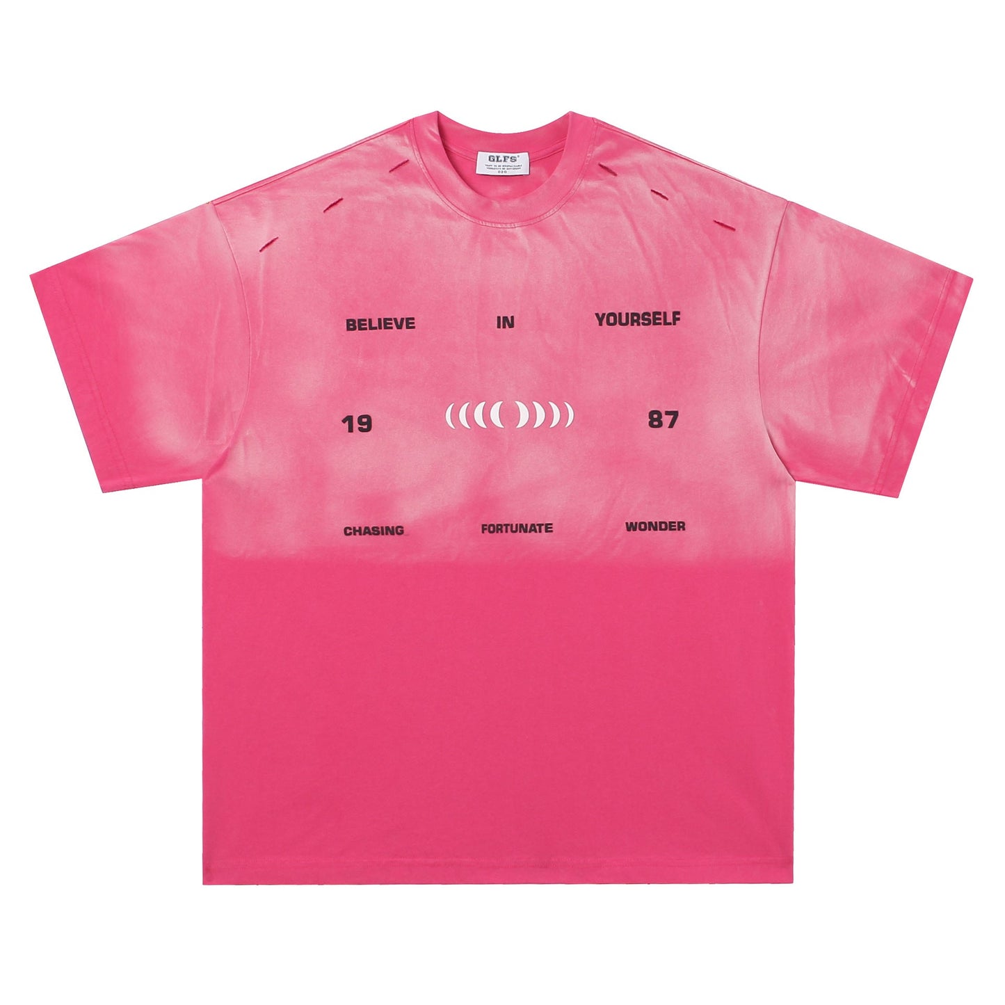 Unisex T-shirts Summer Wash Men's Loose Short Sleeve T-Shirt