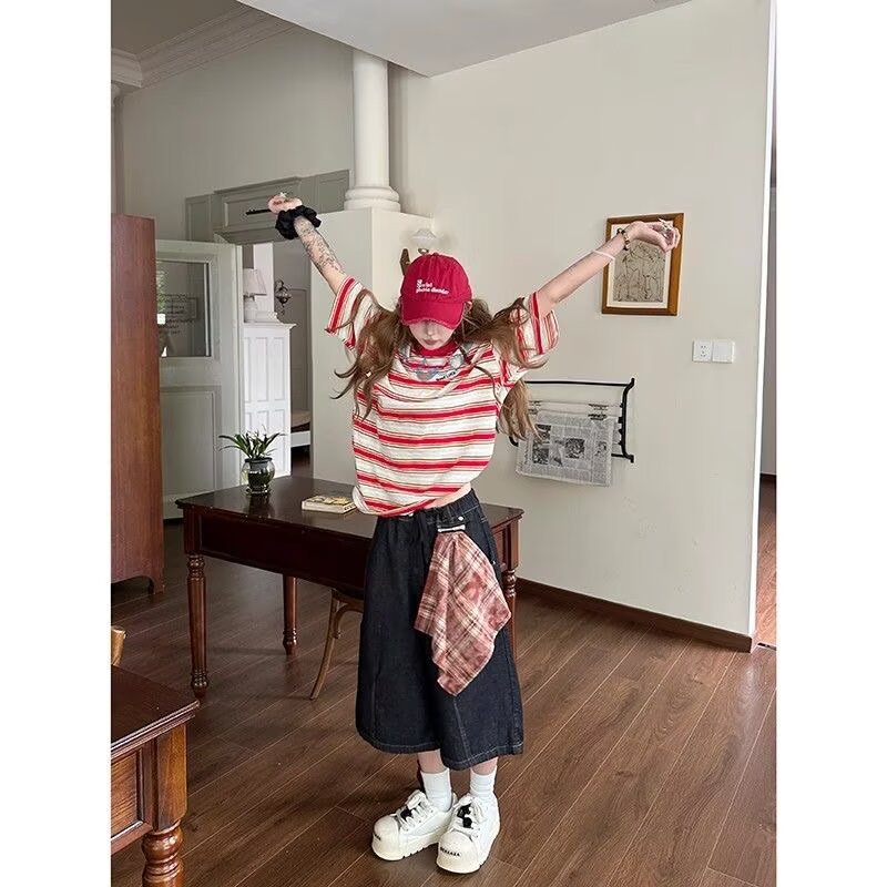 Women's Jeans Retro Women's Loose Cropped Pants