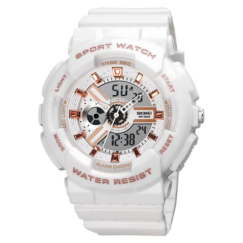 Analog-Digital Watch Outdoor Sports Electronic Watch Women