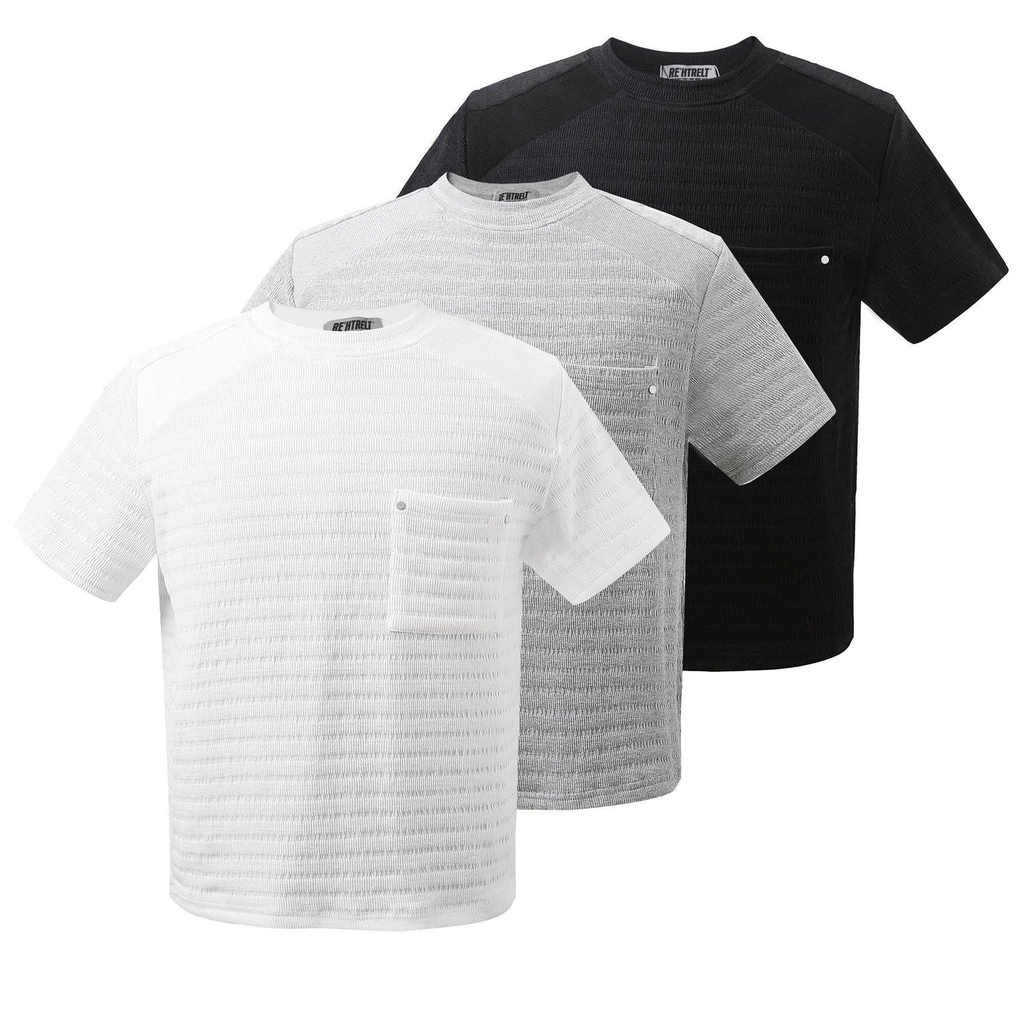 Unisex T-shirts Vintage Men's Crew Neck Short Sleeve T-Shirt