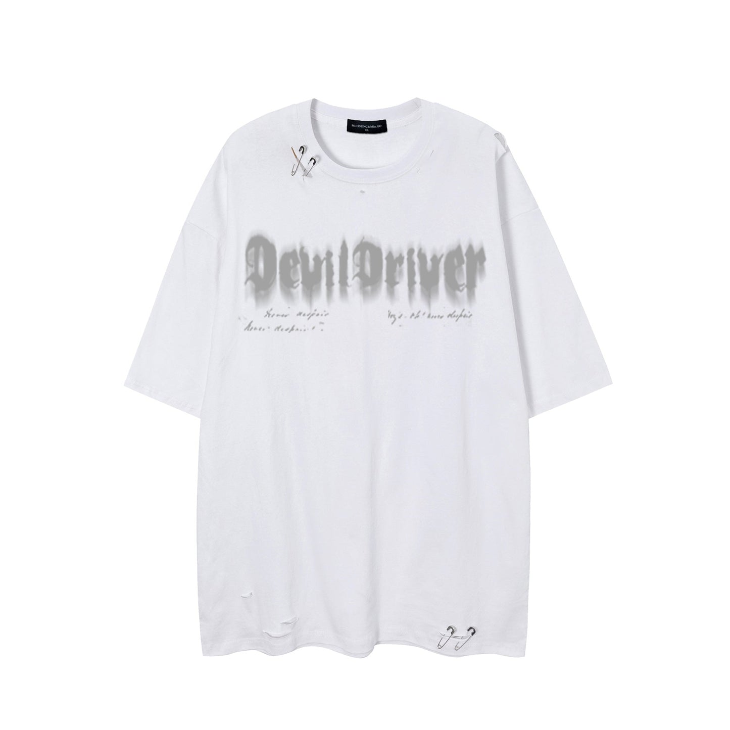 Unisex T-shirts Street Anchor Cross Old Short Sleeve T-Shirt