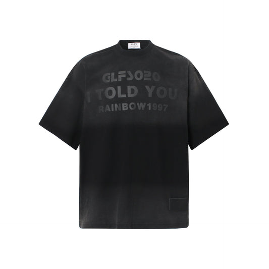 Unisex T-shirts summer wash print