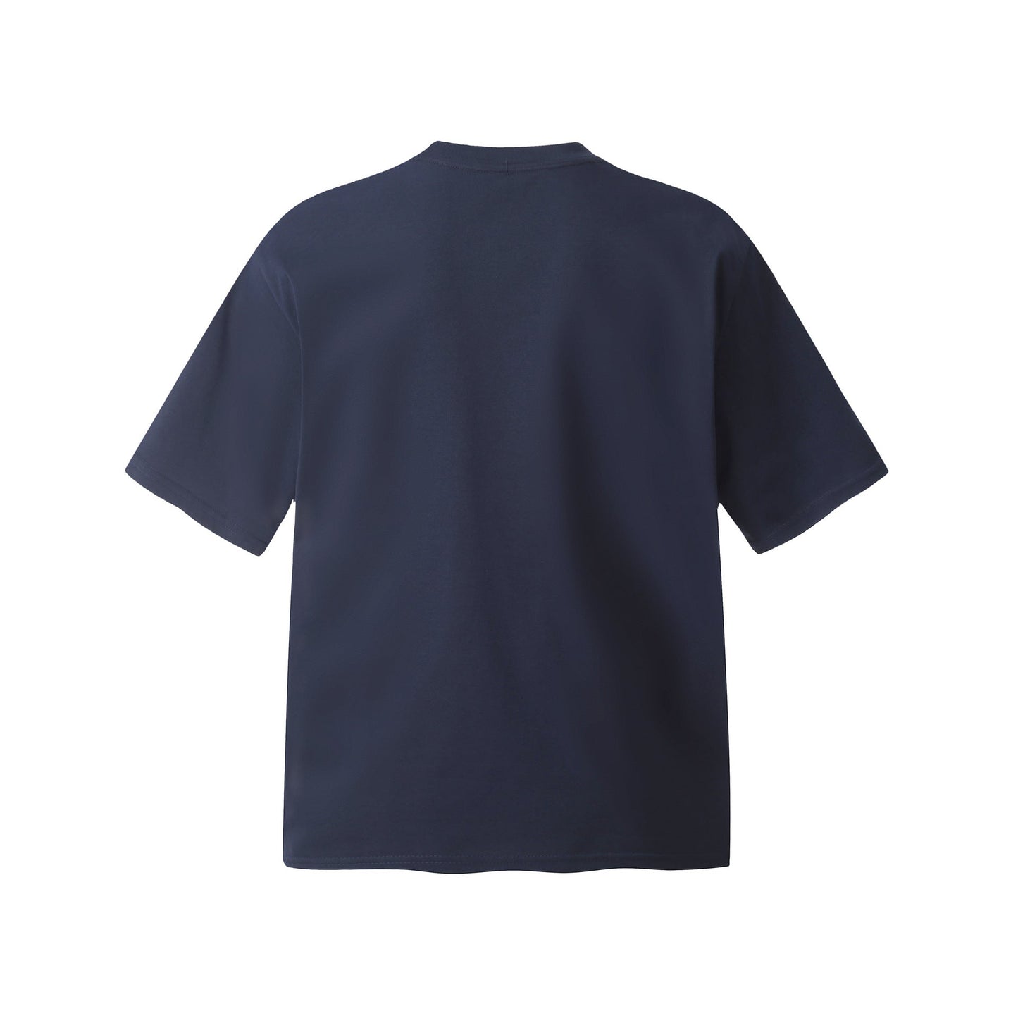 Unisex T-shirts Summer Patch Embroidery Men's Loose Crew Neck Short Sleeve T-Shirt